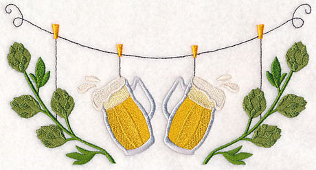 Oktoberfest Beer and Hops Clothesline