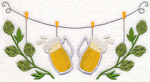 Oktoberfest Beer and Hops Clothesline