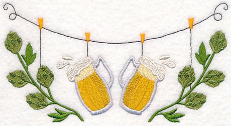 Oktoberfest Beer and Hops Clothesline