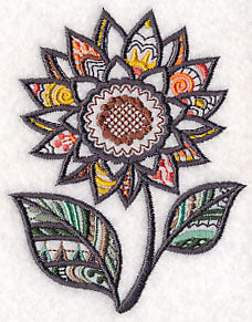 Fun in the Sunflower (Blackwork)