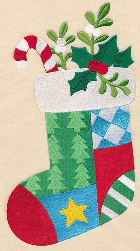 Christmas Patch Stocking