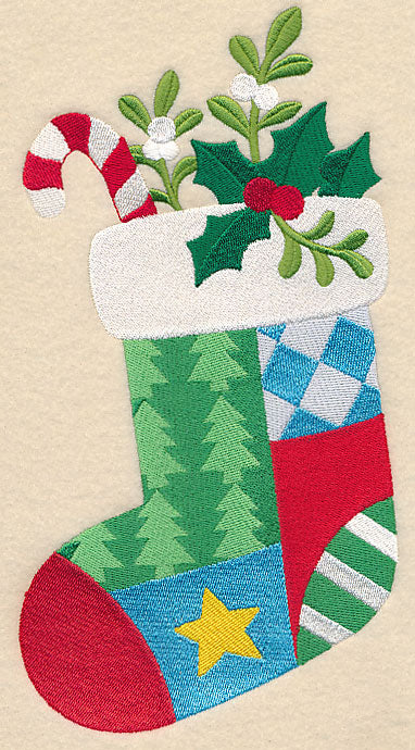 Christmas Patch Stocking