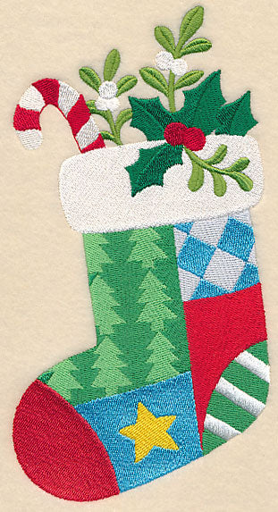 Christmas Patch Stocking