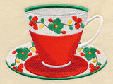 Country Charm Flower Teacup