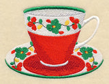 Country Charm Flower Teacup
