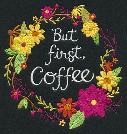 But First, Coffee Wreath
