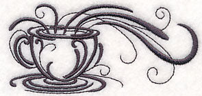 Inky Coffee Cup Border