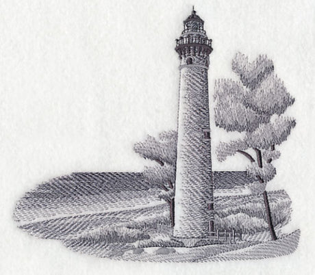 Little Sable Point Lighthouse Sketch (Michigan)