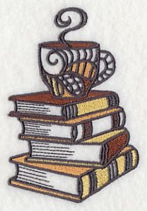 Coffee and Book Stack