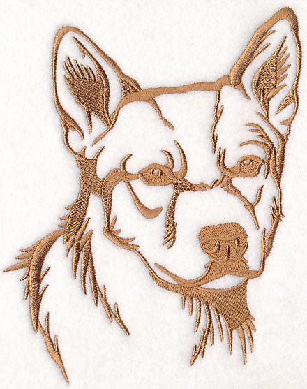 Red Heeler Silhouette