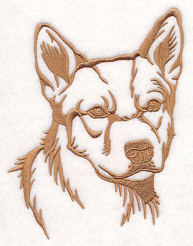 Red Heeler Silhouette