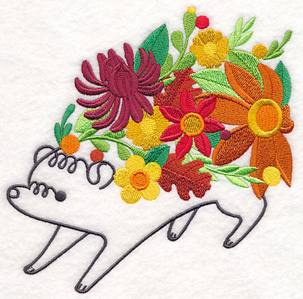 Flowery Forest Hedgehog