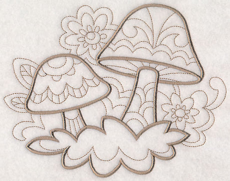 Doodle Mushrooms