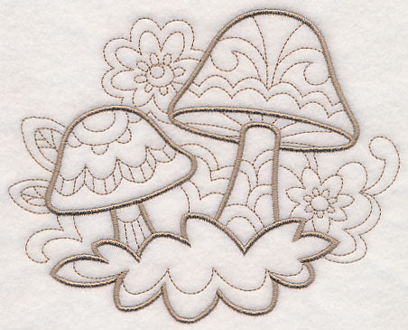 Doodle Mushrooms