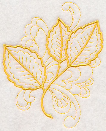 Doodle Elm Leaf