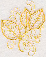 Doodle Elm Leaf
