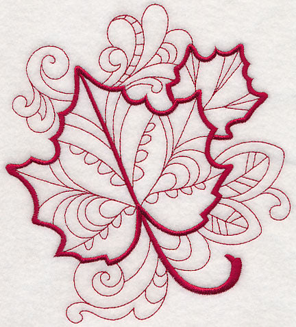Doodle Sycamore Leaf