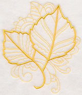 Doodle Birch Leaf