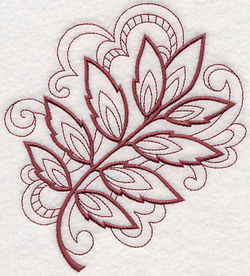 Doodle Sumac Leaf