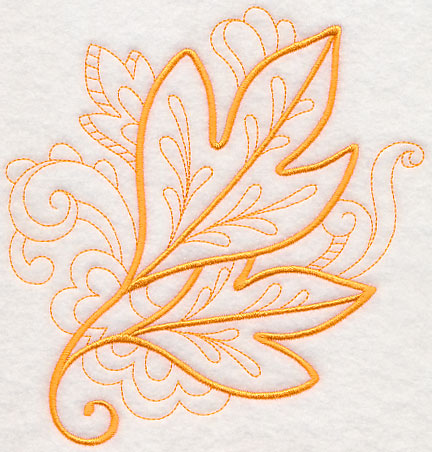 Doodle Sassafras Leaf
