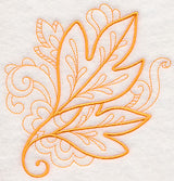 Doodle Sassafras Leaf