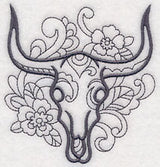 Doodle Steer Skull