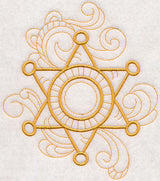 Doodle Sheriff's Badge