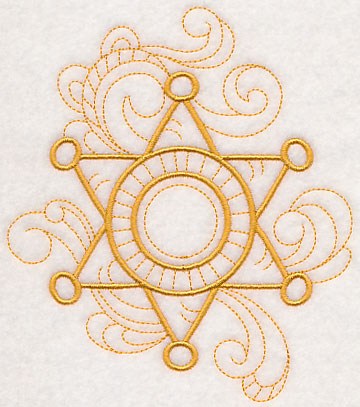 Doodle Sheriff's Badge