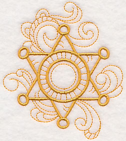Doodle Sheriff's Badge
