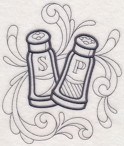 Doodle Salt and Pepper