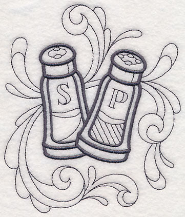 Doodle Salt and Pepper