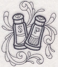 Doodle Salt and Pepper
