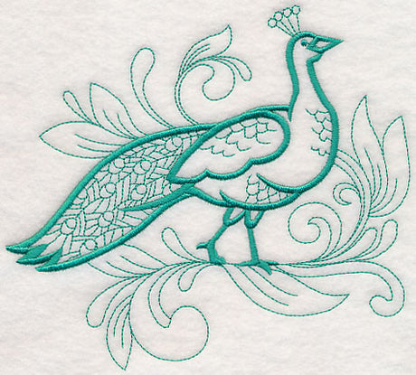 Doodle Peacock