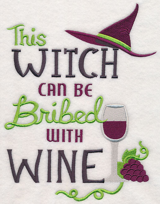 This Witch Can Be Bribed With Wine
