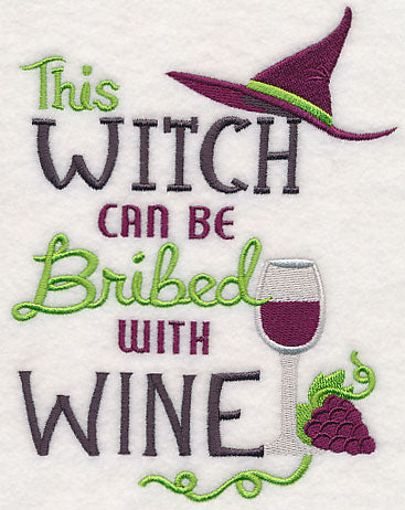 This Witch Can Be Bribed With Wine