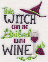 This Witch Can Be Bribed With Wine