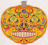 Sugar Skull Pumpkin