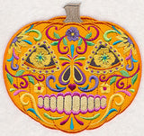 Sugar Skull Pumpkin
