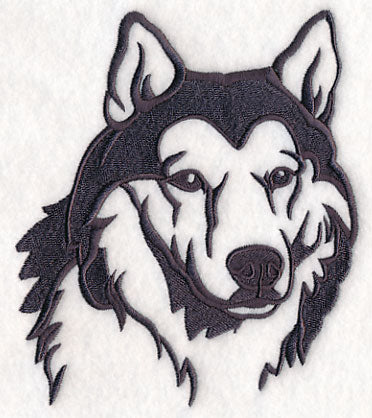 Siberian Husky Silhouette