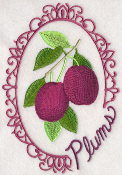 Fruit Cameo - Plums
