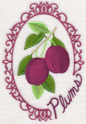 Fruit Cameo - Plums