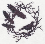 Creepy Crow Wreath