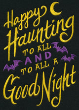 Happy Haunting To All