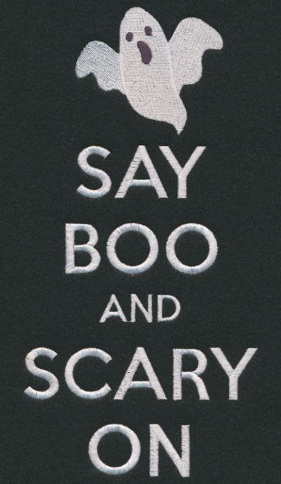 Say Boo and Scary On
