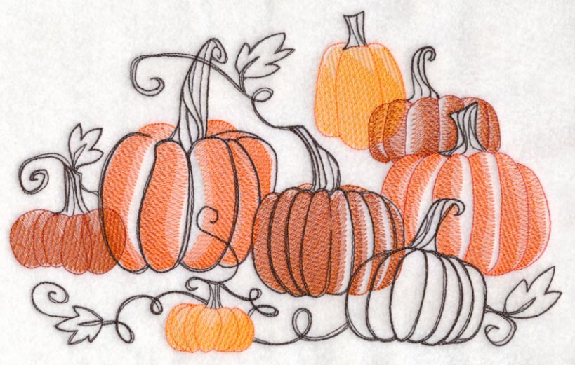 Pumpkin Patch (Toile)