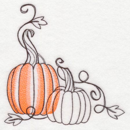 Pumpkin Patch Corner (Toile)