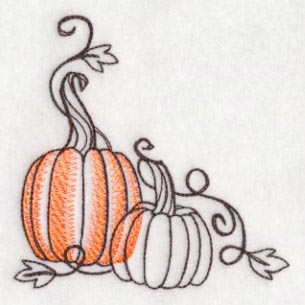 Pumpkin Patch Corner (Toile)