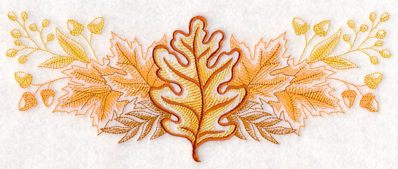 White Oak with Leafy Background