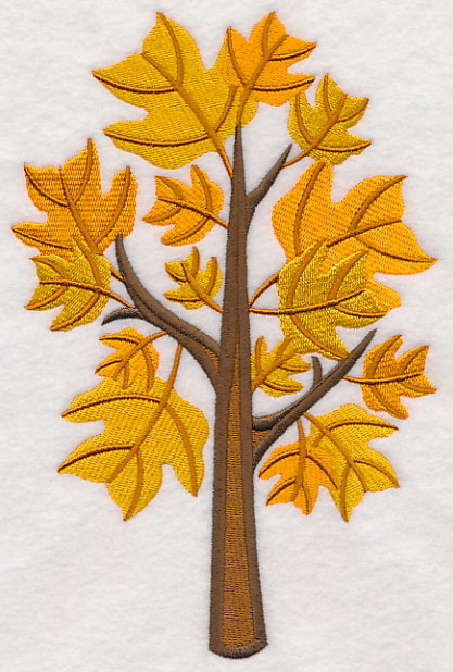 Colors of Fall - Yellow Poplar Tree