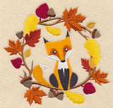Wreathed in Autumn Fox